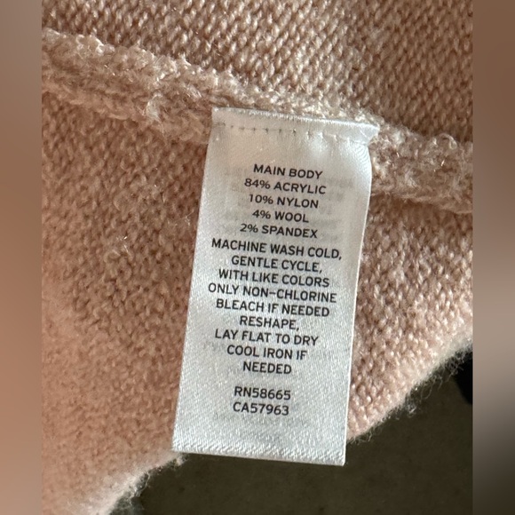 Caslon XxL Cozy Pink Open-Front Sweater - Picture 3 of 5